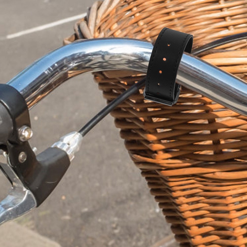 2 Pcs Bike Basket Strap Adjustable Front Basket Belt Accessories