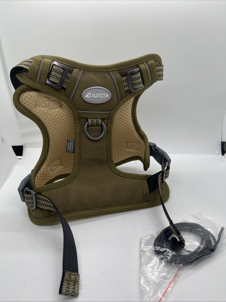 Auroth Tactical Dog Harness for Small Dogs No Pull Adjustable Pet Harness