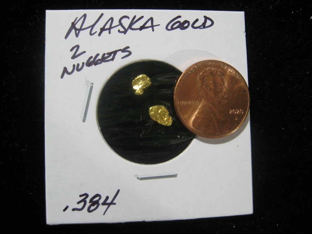 ALASKA GOLD 2 NUGGETS  .384 GRAM