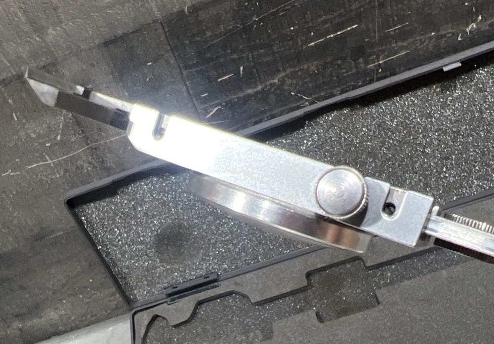 Fowler Premium Shockproof 0-12" Whiteface Dial Caliper with Case Used Surplus