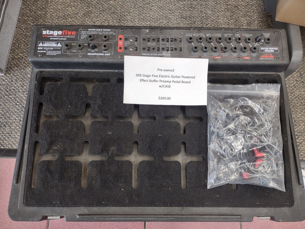 SKB Stage Five Pedal Board