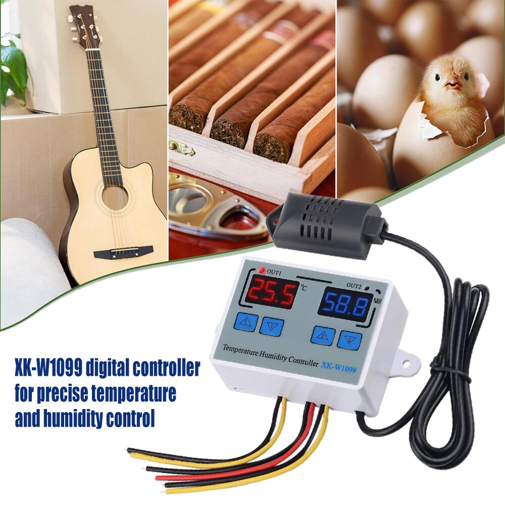 for W1099 digital controller for precise temperature and humidity control