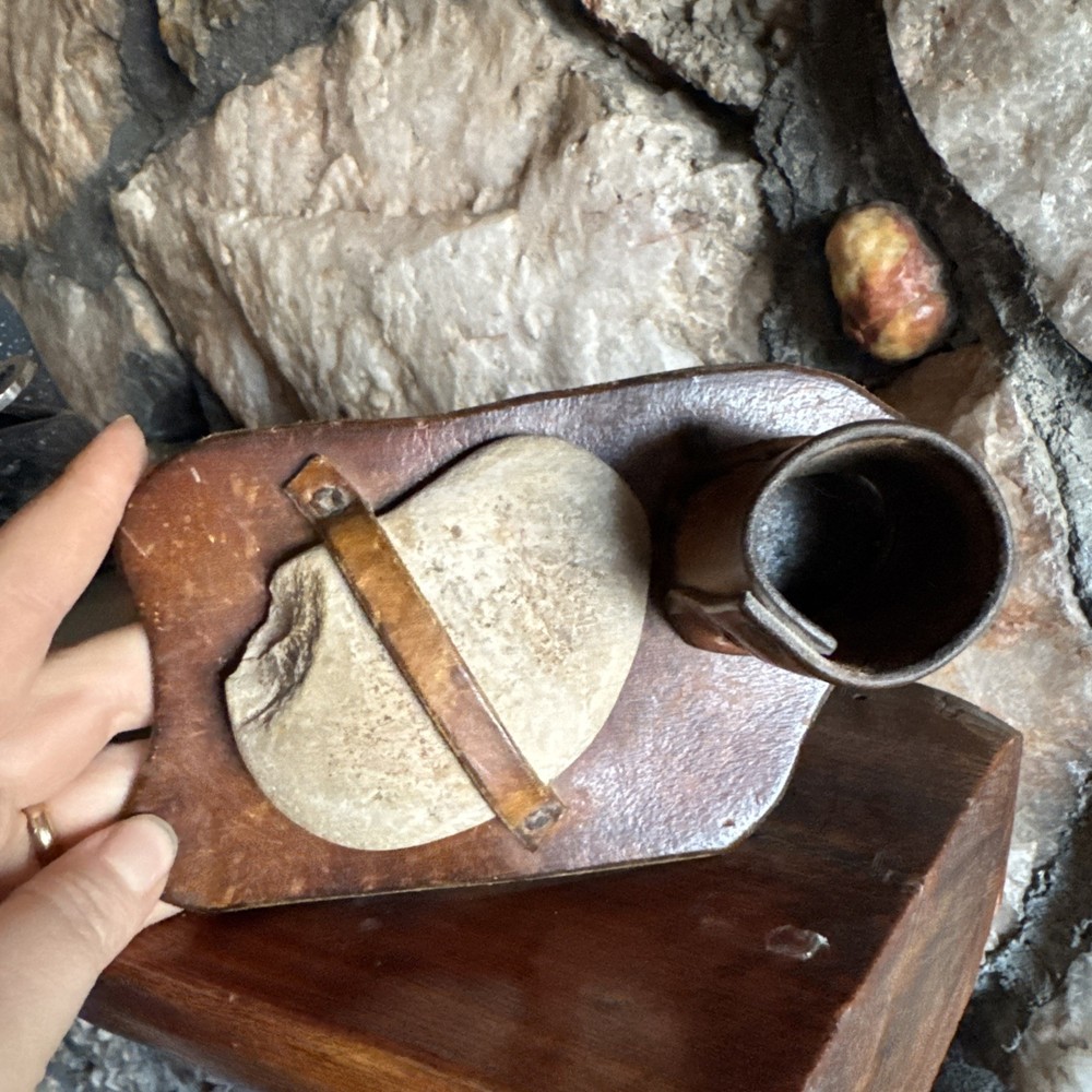 Match Holder Rustic Cowboy Art Western Handmade