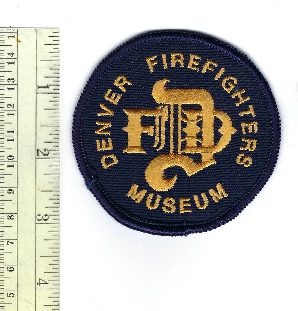Denver CO Colorado Firefighters Museum patch - NEW!
