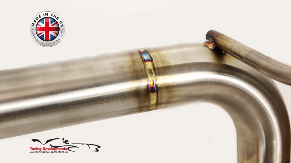 Stainless Performance Backbox Muffler Delete Section for Fiat 124 Spider 2016-on