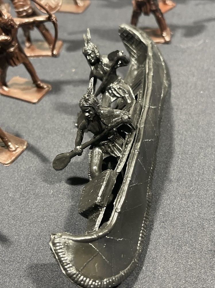CHERILEA Playset Figures 7th Cavalry And Indians Regiment 60mm 65 PC