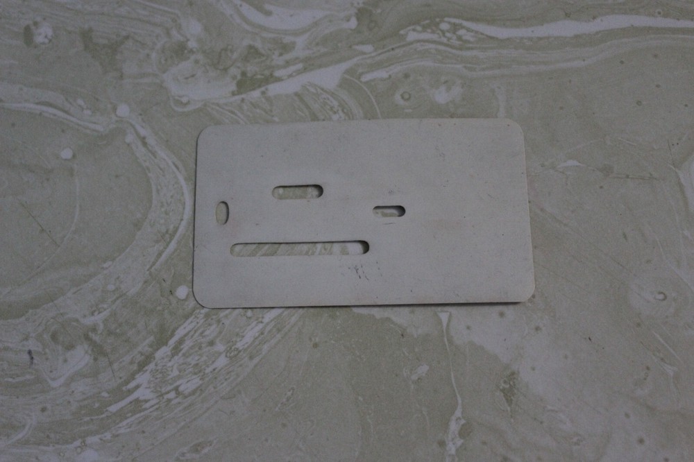 AS FOUND, CELLULOID TYPEWRITER ERASER SHIELD PEERLESS