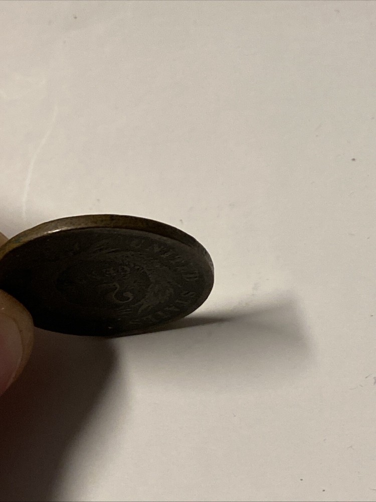 1864 U.S. TWO CENT PC. - OLD COPPER CIVIL WAR ERA PIECE