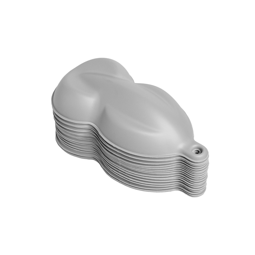 25 Pack Mini Speed Shapes Black / White / Gray - Plastic Paint Model