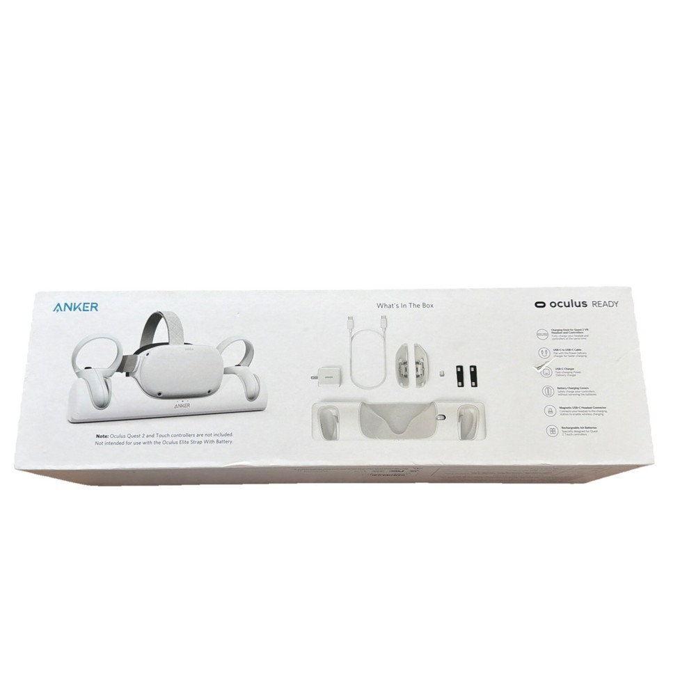 Anker Charging Dock for Quest 2 - White