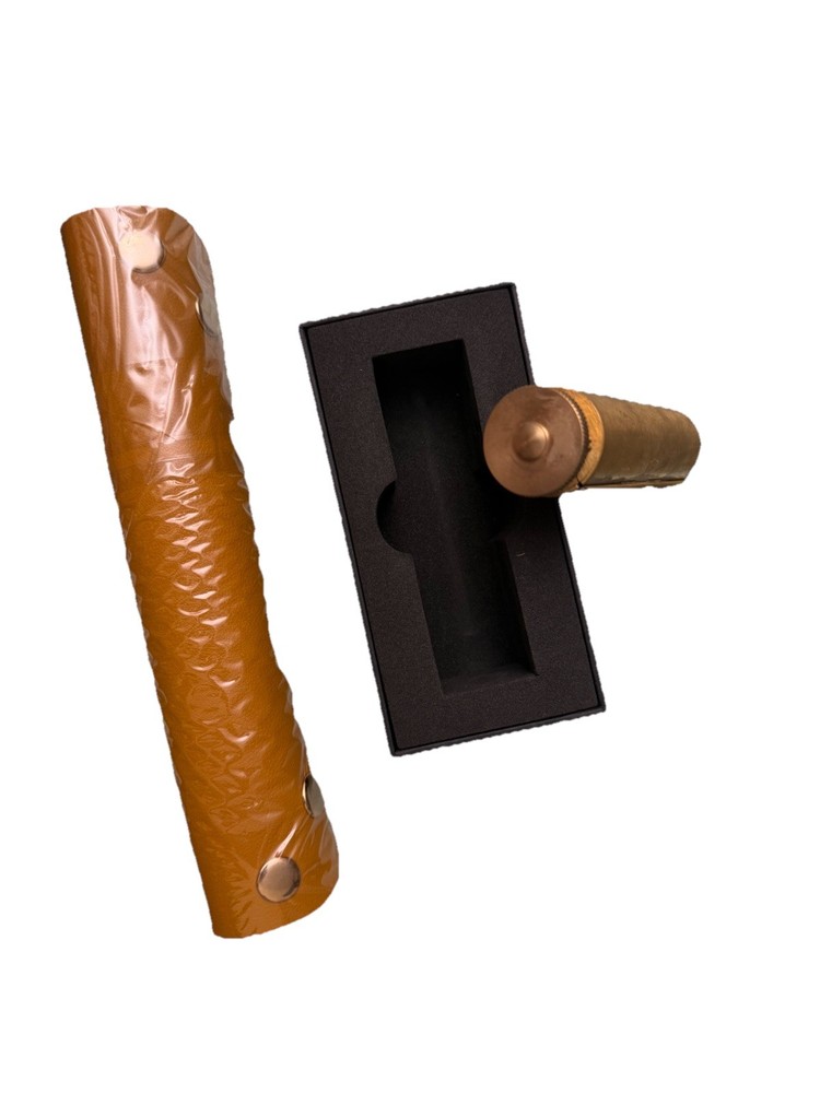 Brass Tobacco Roller with Case Collectible Maker