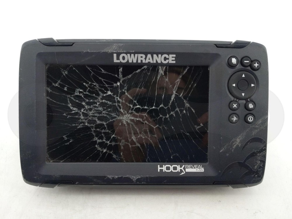 LOWRANCE HOOK REVEAL 7X SS SPLITSHOT BOAT RADAR CHARTPLOTTER HEAD UNIT DISPLAY