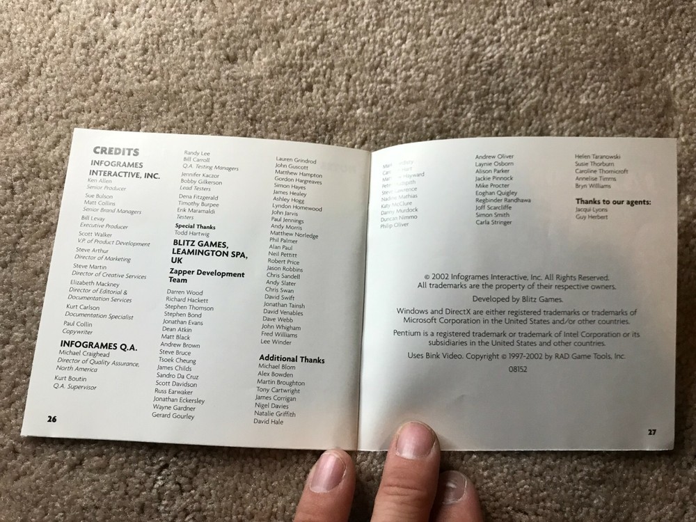 Zapper (Windows PC) Manual only - NICE!