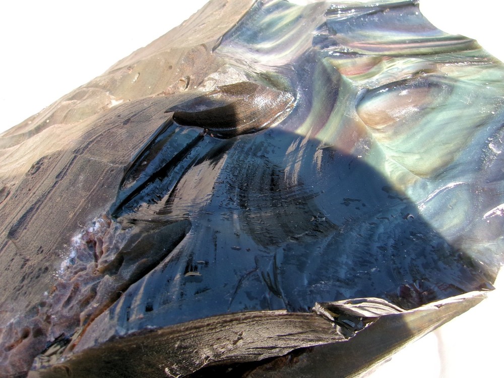 Rainbow Obsidian Lapidary Rough for Cabbing 39.15 Lbs. Mexico