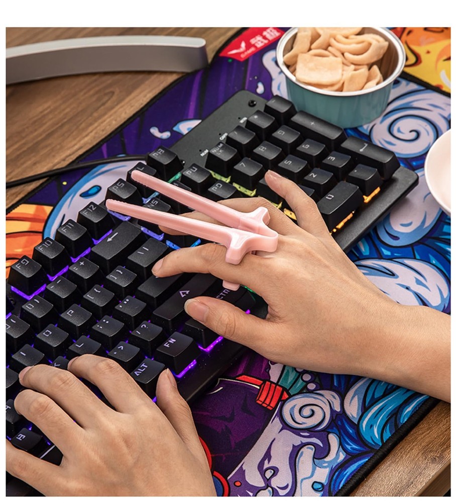 Gamer Finger Sleeves set 6 PCS Universal Thumb Protector mixed