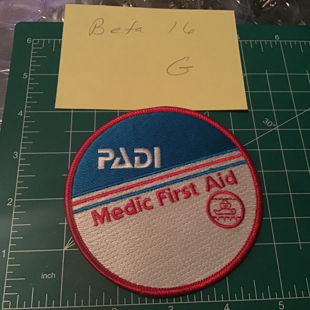 PADI MEDIC FIRST AID PATCH