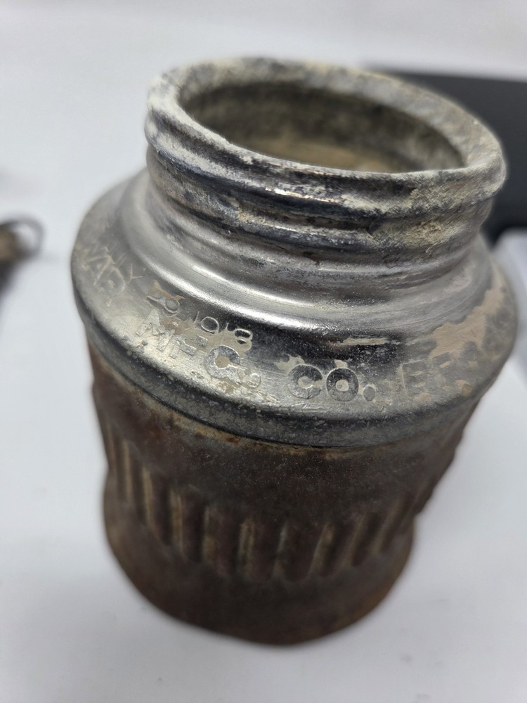 Vintage Dewar Carbide Miners Lamp With Hook