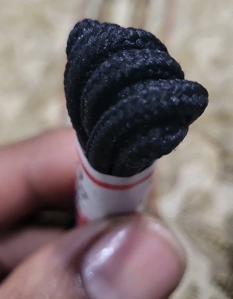 Generic Brand Shoe Laces black (90 cm Per Pair)