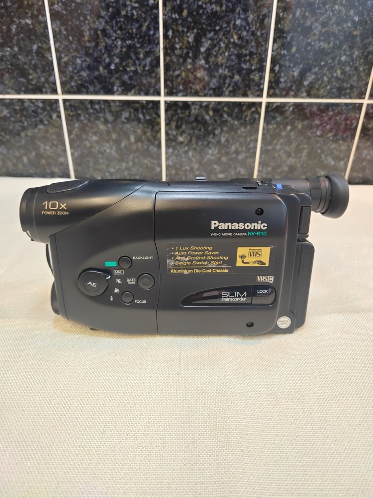 PANASONIC NV-R10B VHS‑C Camcorder Analogue Video Camera **Untested**