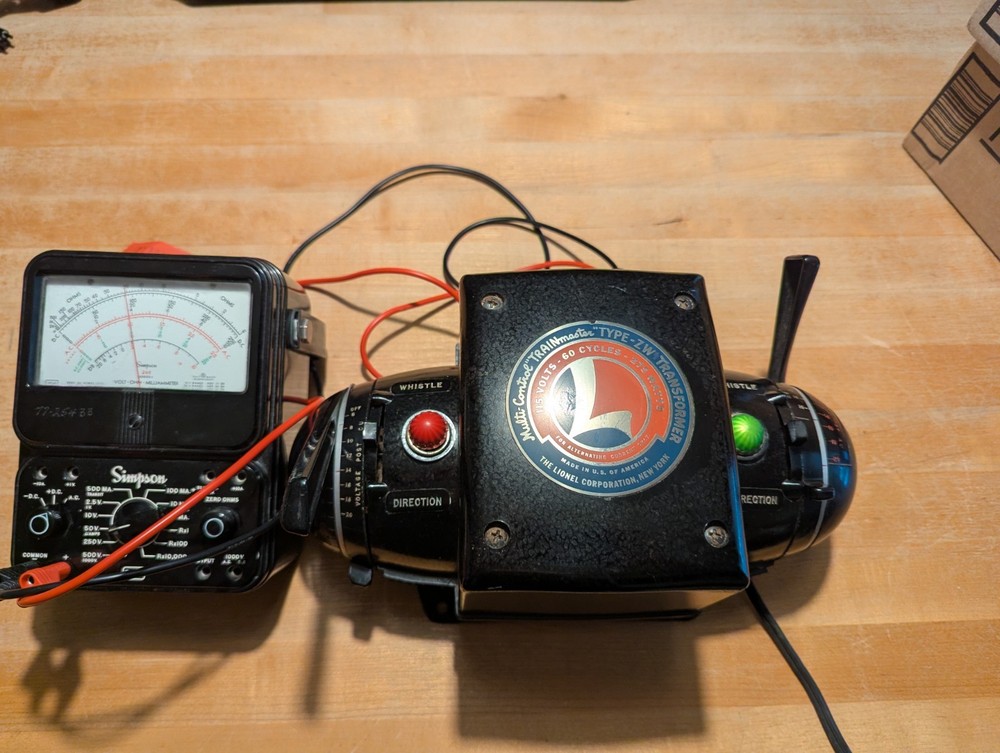 Lionel Multi Control Trainmaster Type ZW Transformer 115v 60 C 275 Watts