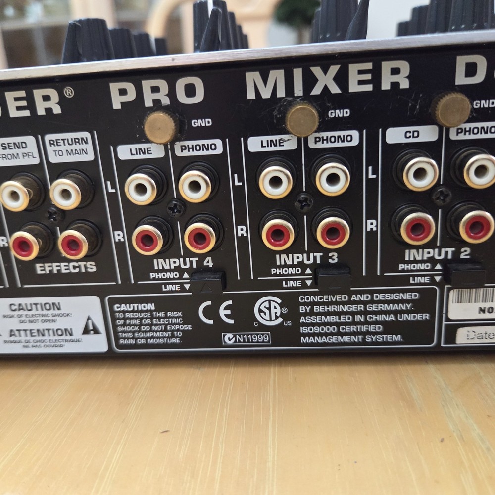 Behringer Professional 5-Channel DJ Mixer DJX700 with Multi-FX Processor