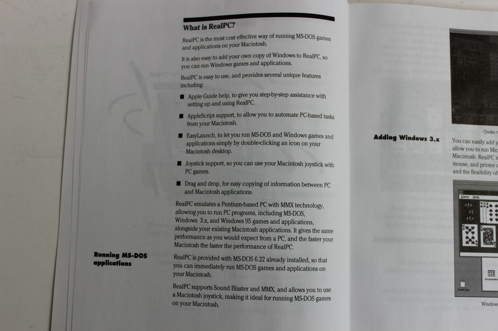 INSIGNIA SOLUTIONS REAL PC FOR POWER MAC VERSION 1.0