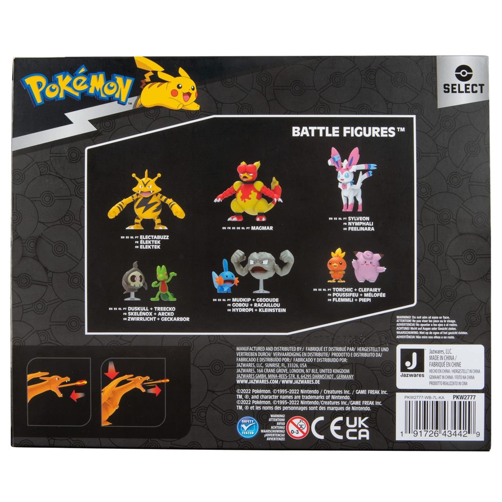 Pokémon Select Evolution 3 Pack - Features 2-Inch 3 Piece Assortment, Style 3