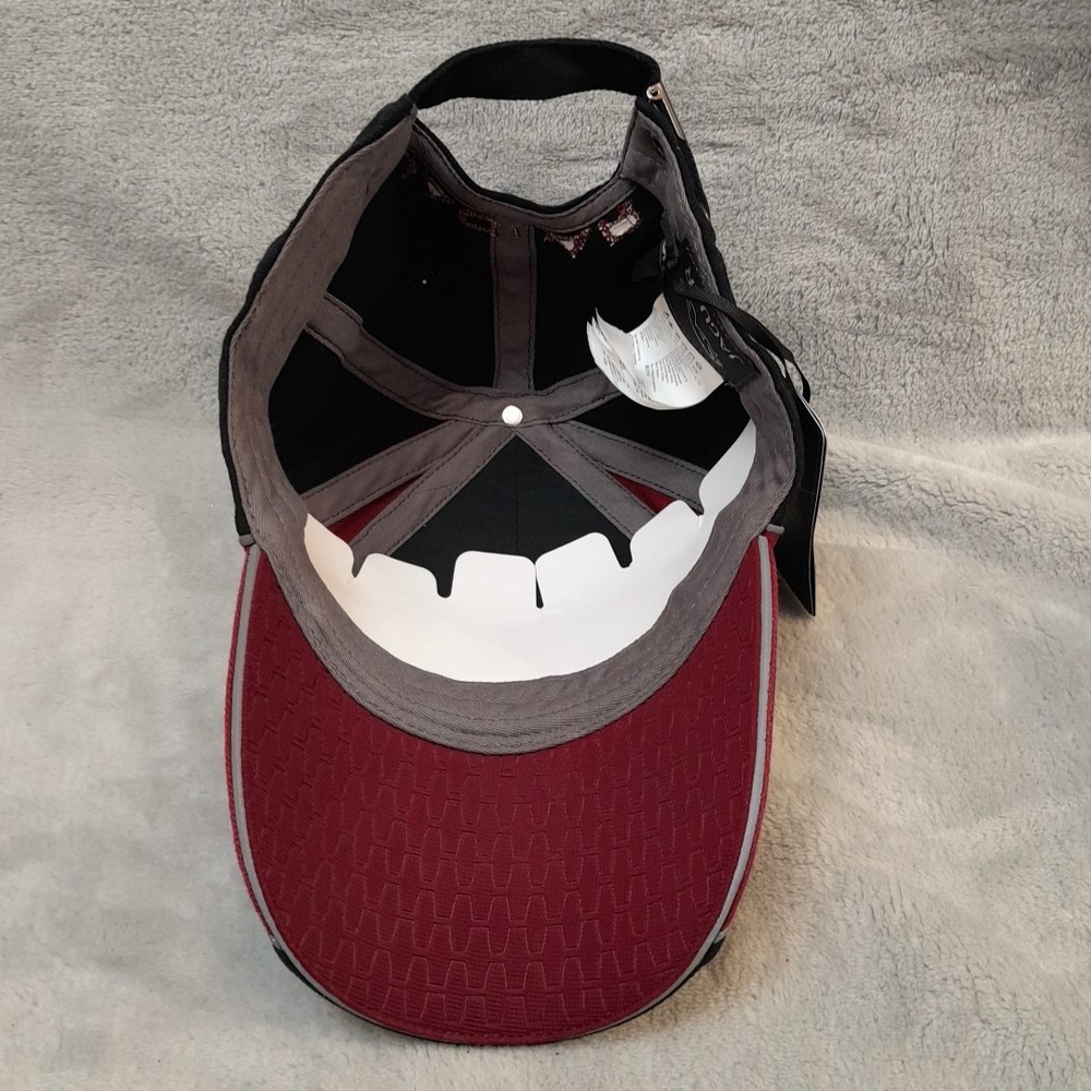 Official Black & Red Jaguar Strapback Baseball Hat - NWT