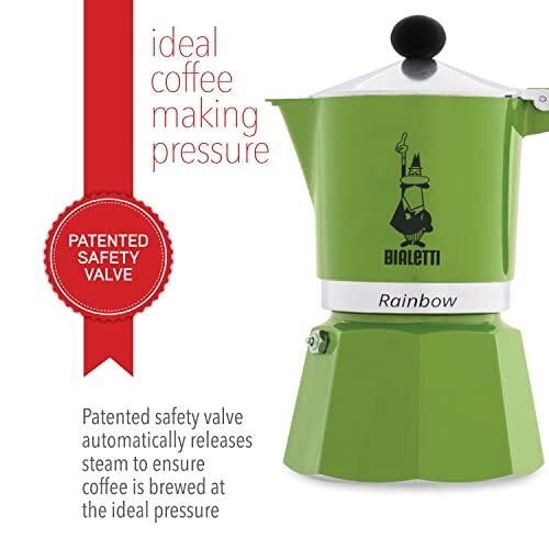 4972 Rainbow Espresso Maker Green