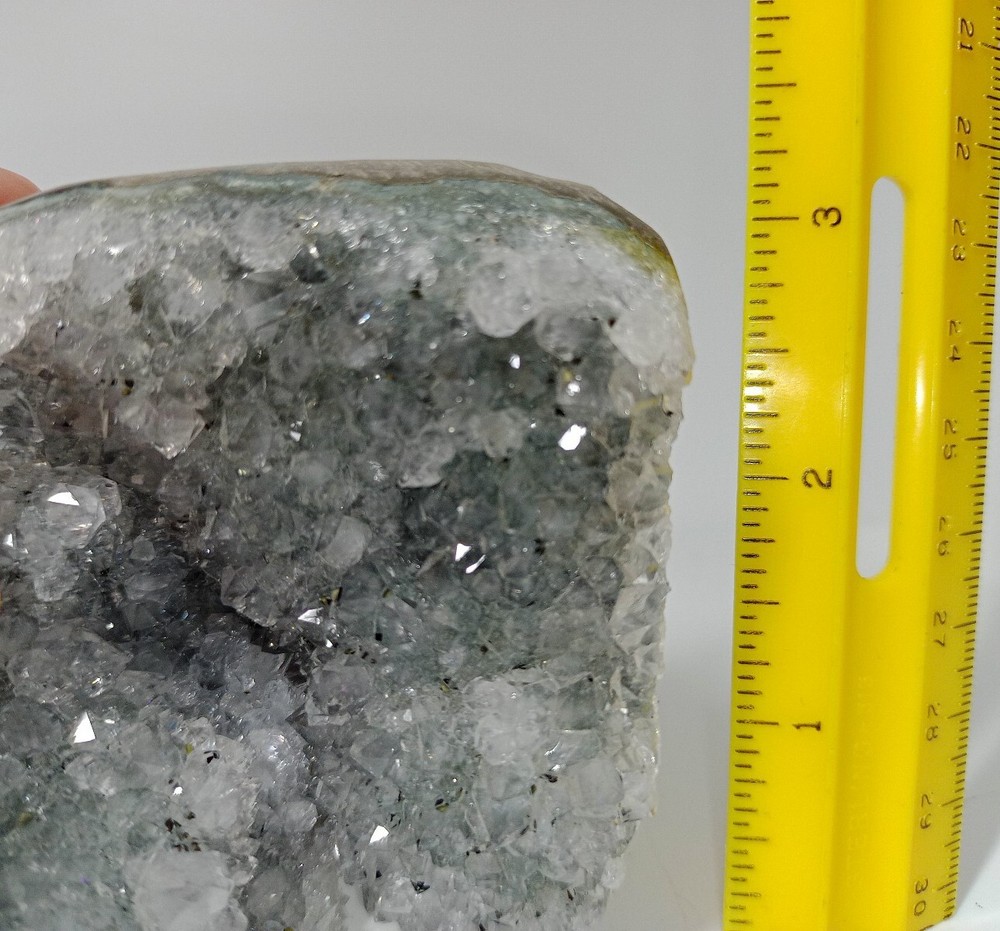 Gorgeous Silver Amethyst Crystal Cluster 1.5lb