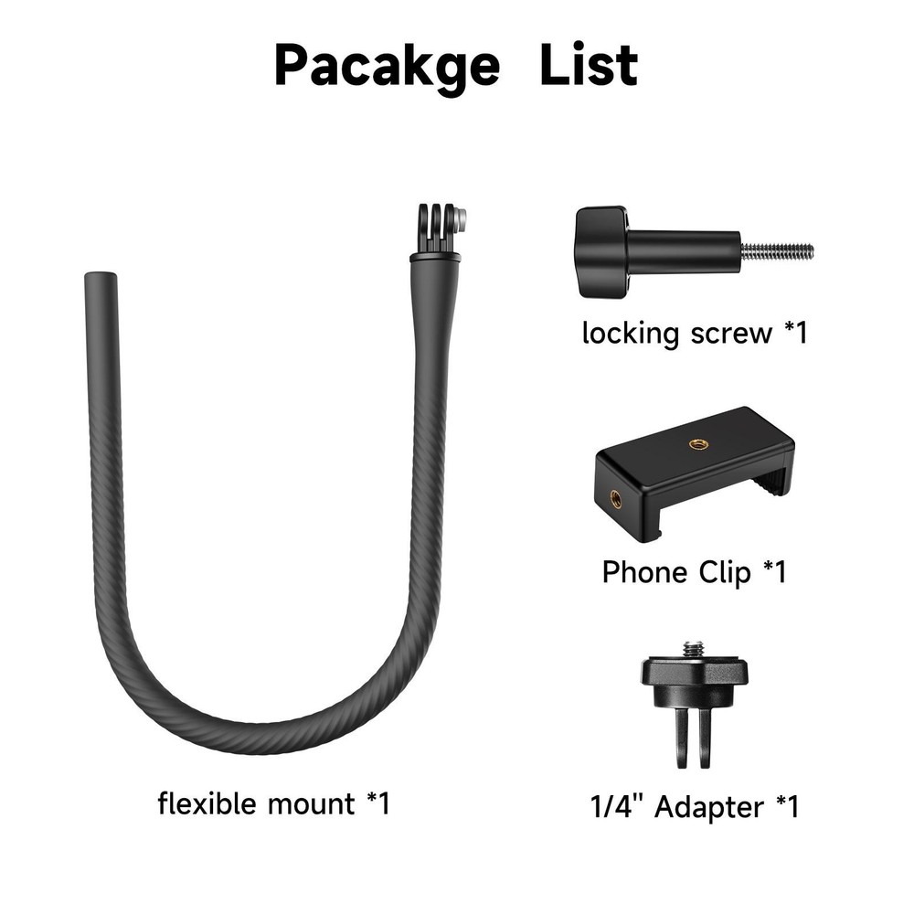 Flexible Mount Bracket For Insta360 Go 3 Camera Octopus Tripod Phone Holder
