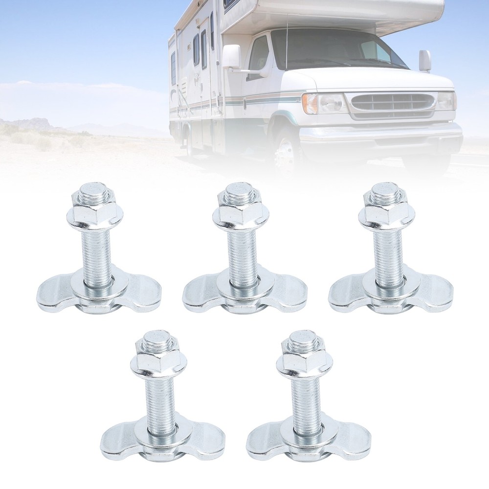5pcs L Track Double Lug Threaded Stud Nut For Cargo Control