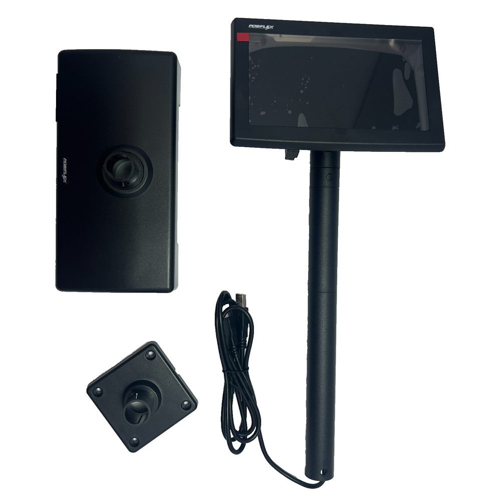 Posiflex PD-6207U 7" Pole Display USB Connection Black