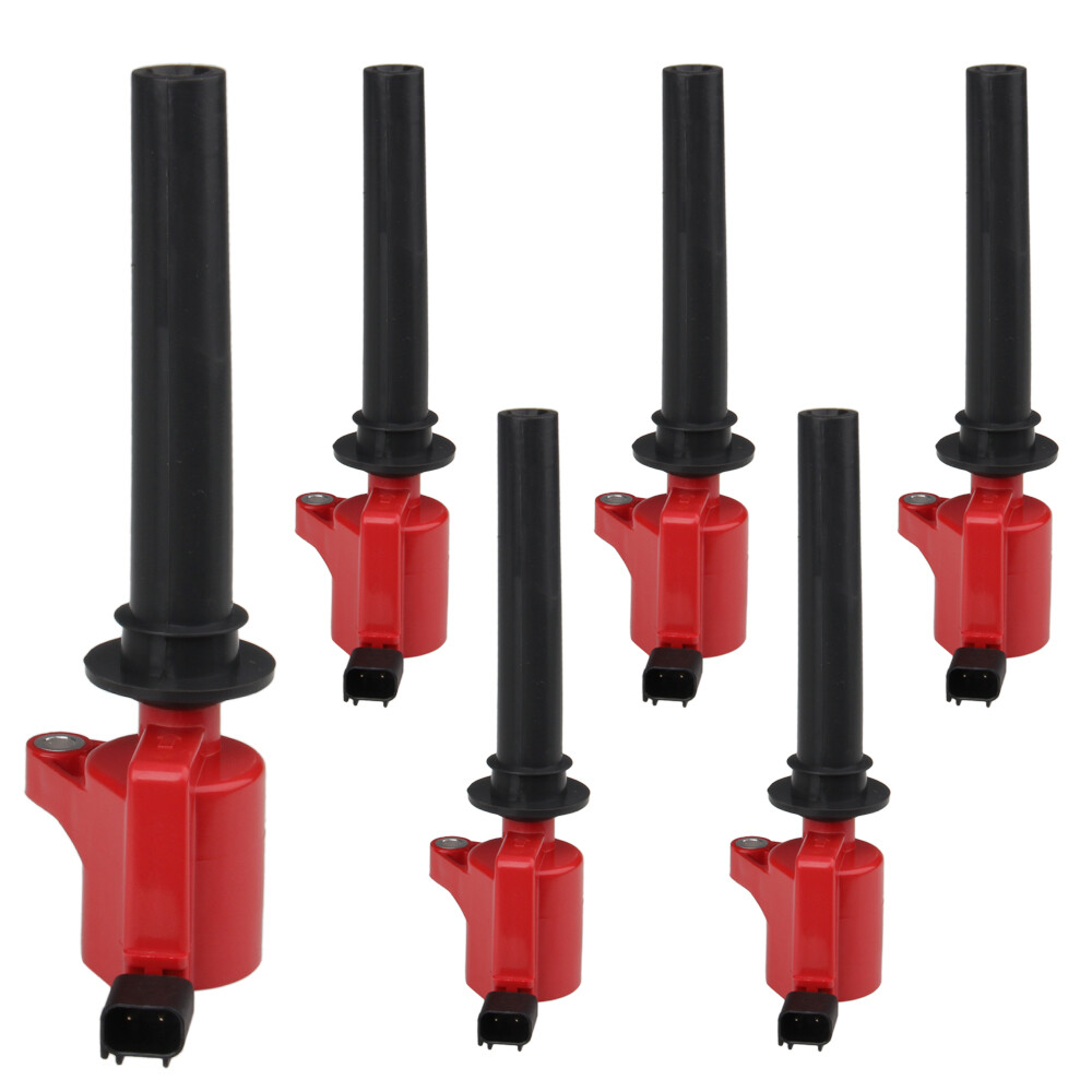 6 Pack Ignition Coil & Spark Plug For Ford Escape Taurus Mazda 2003-2008 3.0L V6