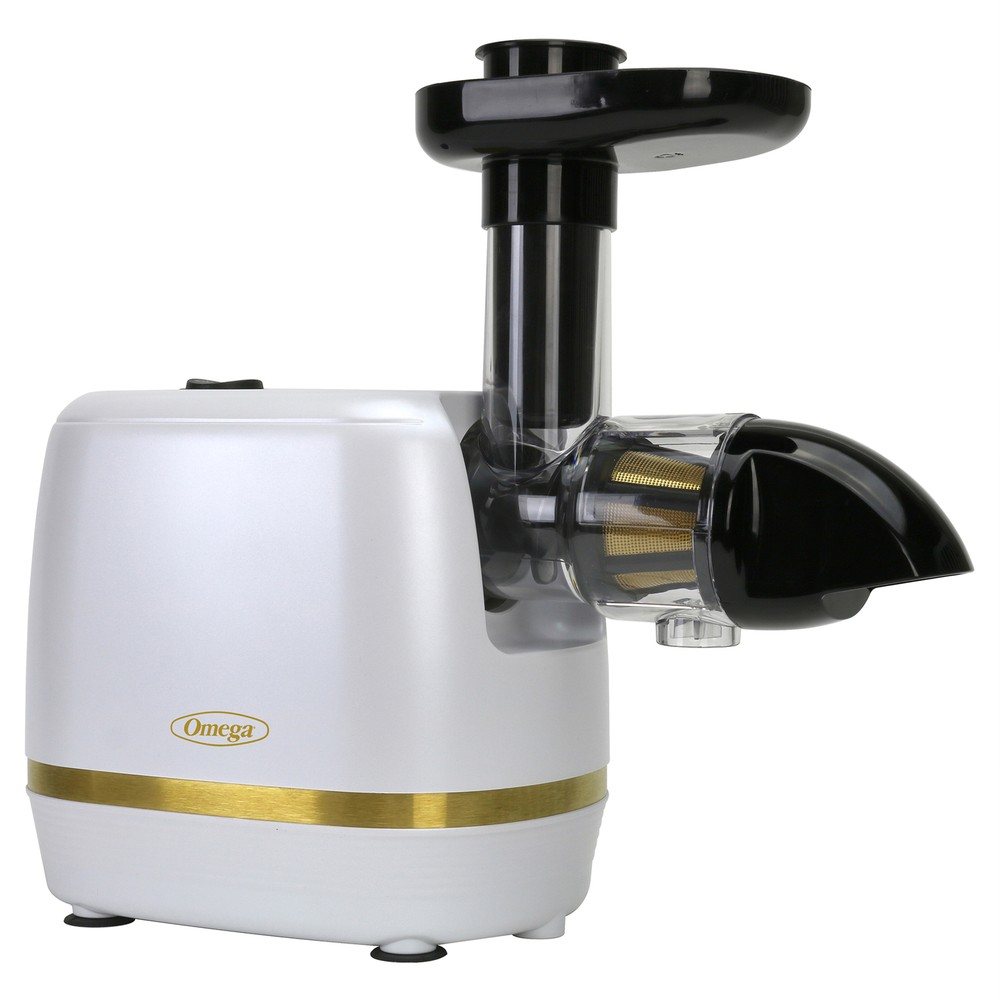 Omega Cold Press 365 Compact Masticating Horizontal Juicer, in White