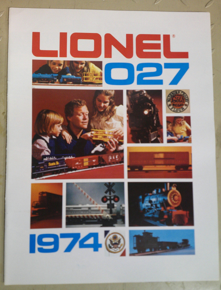 VINTAGE LIONEL TOY TRAIN CATALOG 1974
