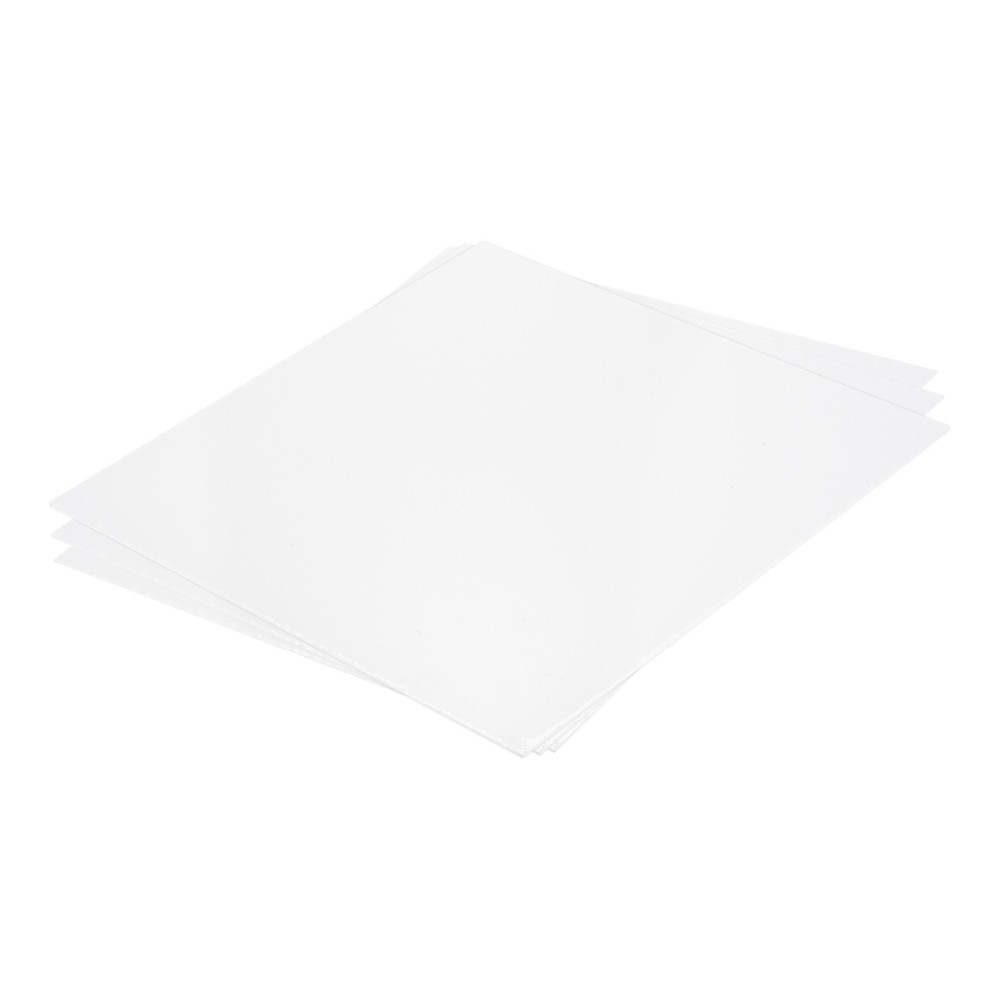 ABS Plastic Sheet 12 x 12 x 0.12" ABS Styrene Sheets White 3 Pcs