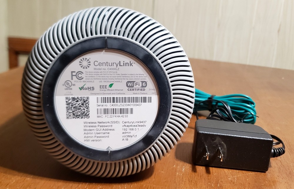 CenturyLink Greenwave Wireless Router Modem Combo Tested Works