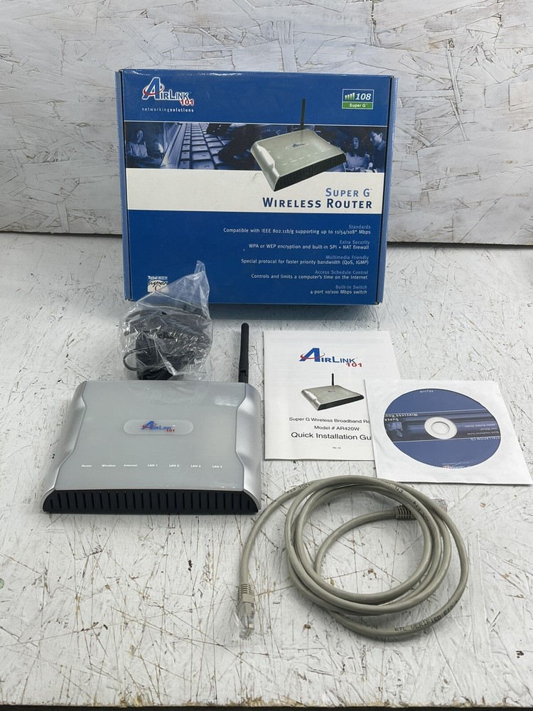 Airlink 101 Super G Multi-Function Wireless Access Point AP431W