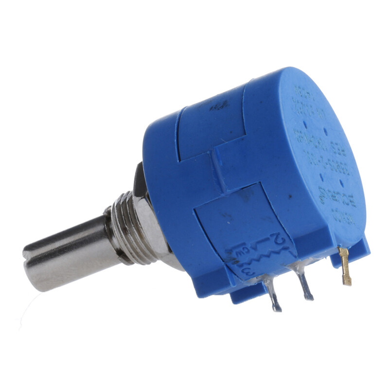 10K Ohm Rotary Potentiometer Pot 10 Turn Variable Dial Resistor