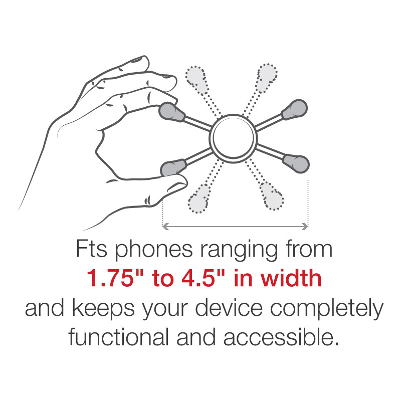 RAM X-Grip Holder - iPhone 16, iPhone 16 Pro, iPhone 16 Pro Max, iPhone 16 Plus