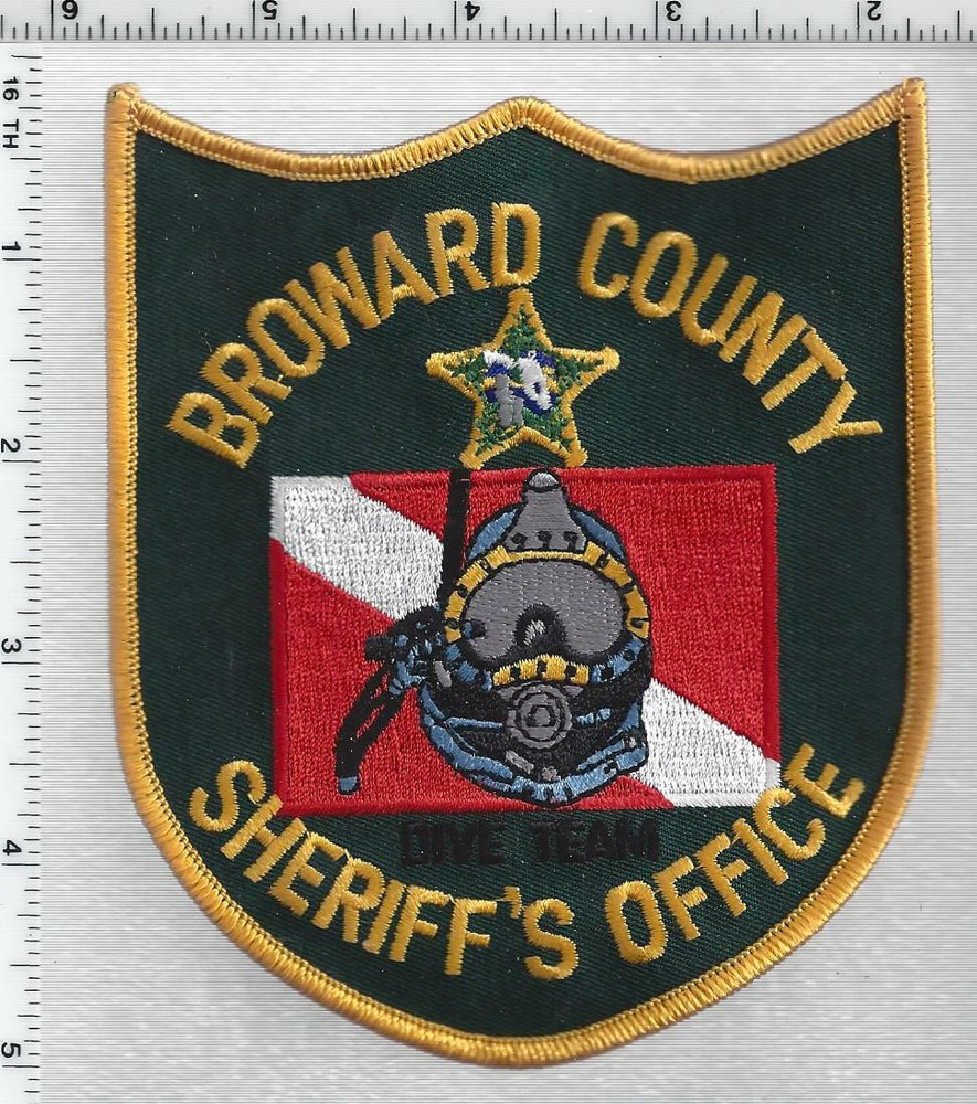 Broward County Sheriff's Office (Florida) 1st Issue Dive Team Shoulder patch