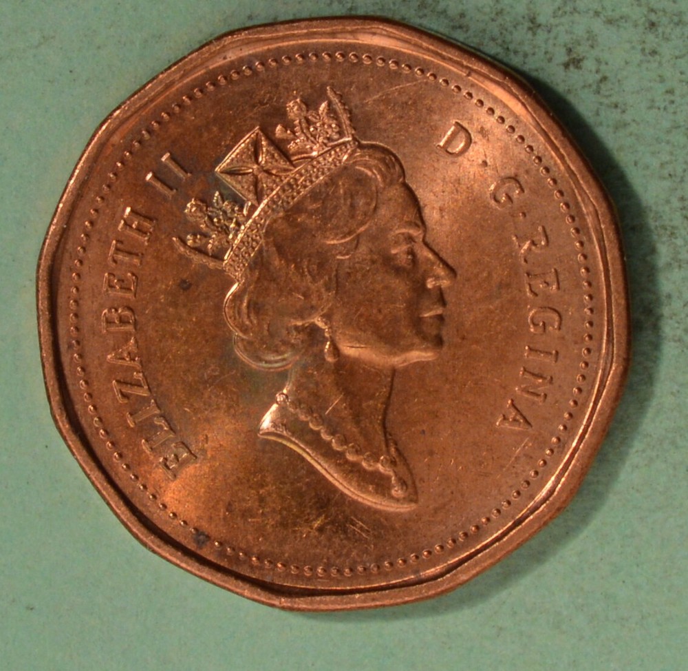 1990 Canada Penny - Lightly Circulated RED