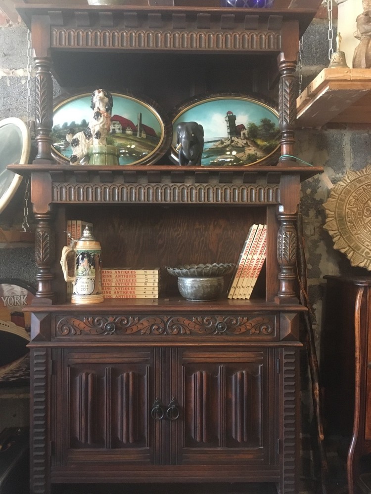 Vintage Antique Handcrafted Ornate Sideboard