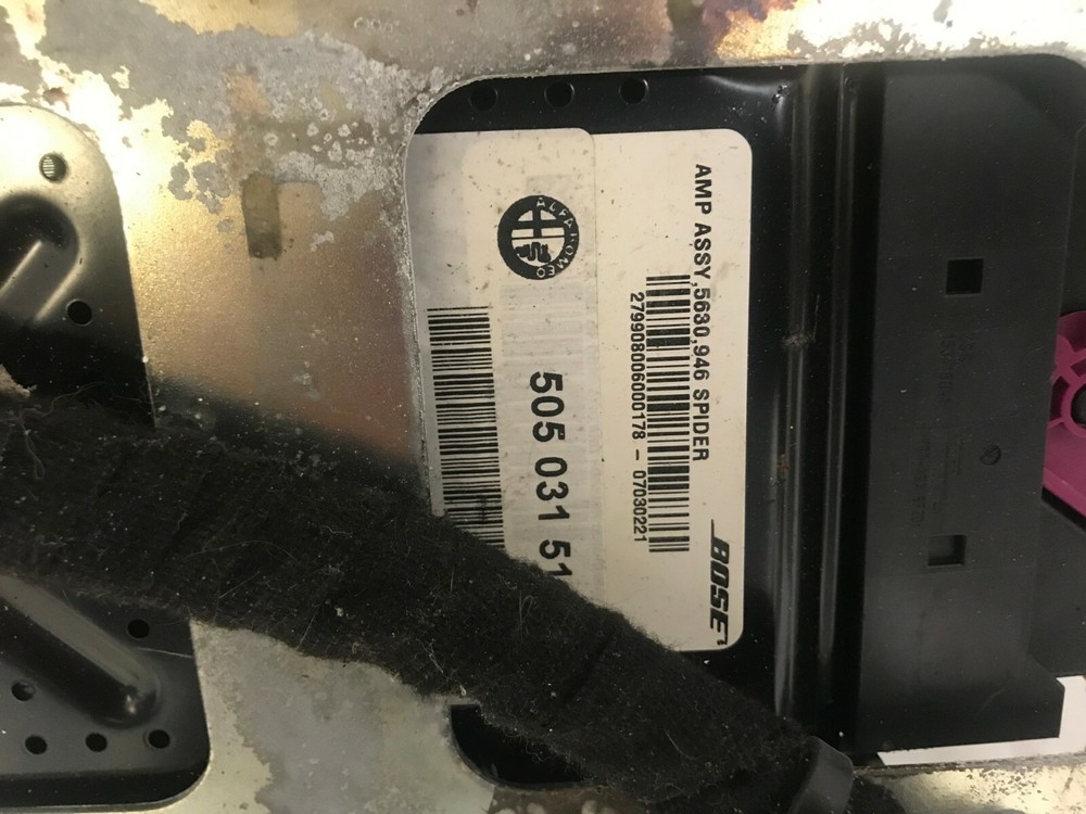 2007 -2012 ALFA ROMEO SPIDER AMPLIFIER 07-12