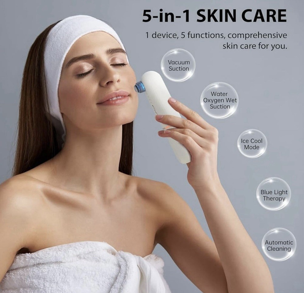 Hydrapore Blackhead Remover 5 in 1 Tool with Hot & Cold Compress