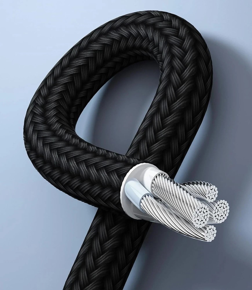 Multi USB-C Cable 4FT, 3 in 1 Multiple Type C Charging,3A Splitter Black