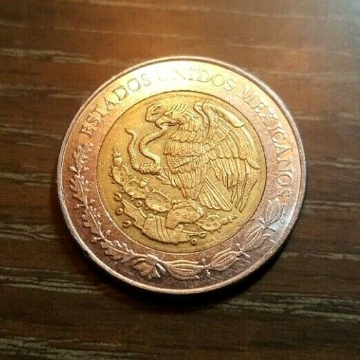 5 Pesos 2016 Bi-Metallic Mexico nice!