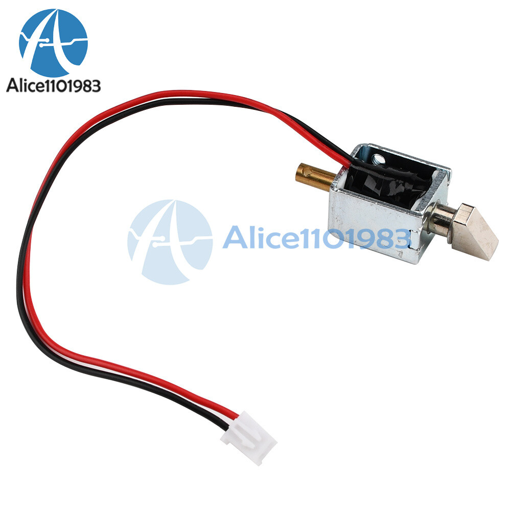 DC 12V 5.14W Slope Electromagnetic Lock Instantaneously Energized Switch Lock