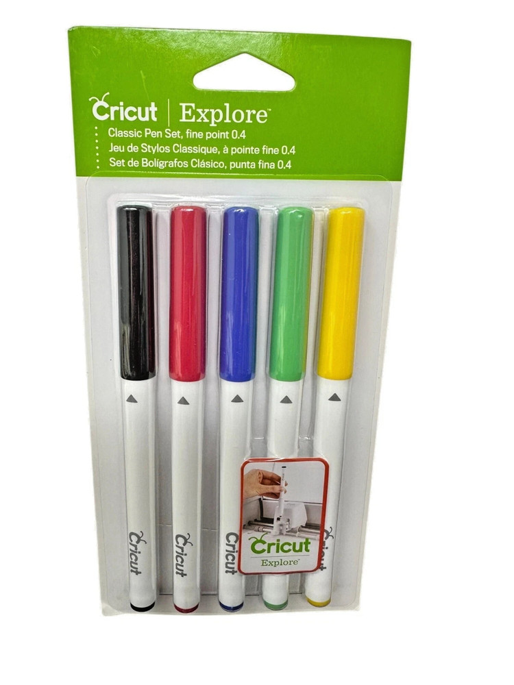 Cricut Explore Classic Pen Set Fine Point Multicolor Pack  ( 2 pack )